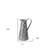 Petite Black And White Textured Jug Vase - 808230023505