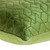 Olive Quilted Velvet Geo Lumbar Decorative Pillow - 808230111318