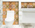 8" X 8" Golden Multi Mosaic Peel and Stick Tiles - 808230086258