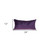 Purple Quilted Velvet Geo Lumbar Decorative Pillow - 808230111332