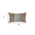 Brown and White Midsection Lumbar Throw Pillow - 808230078468