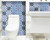 7" X 7" Mediterranean Blues Mosaic Peel and Stick Tiles - 808230083493