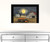 Harvest Moon 7 Black Framed Print Wall Art - 606114068082