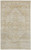 4' X 6' Ivory And Gold Floral Area Rug - 606114121633