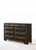 59" X 17" X 37" Espresso Rubber Wood Dresser - 614486161812