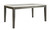 64" X 38" X 30" White Marble And Gray Oak Dining Table - 614486163724