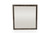 41" Grey Mdf Glass And Veneer Mirror - 689805025298