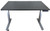 Gray and Black 52" Bamboo Dual Motor Electric Office Adjustable Computer Desk - 808230003729