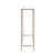 Minimalist Clear Glass and Gold Console Table - 808230088320 - 808230088320