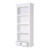 Classic White Bookcase With One Drawer - 808230072671