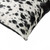 16"X16" Salt And Pepper Black And White Cowhide Pillow 2 Pack - 614486175253