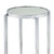 25" Silver Mirrored And Metal Round End Table - 606114067214