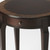 24" Dark Brown And Cherry Nouveau Manufactured Wood Round End Table With Drawer - 606114077398