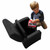 Kids Black Comfy Upholstered Recliner Chair with Storage - 808230003811