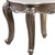 24" Antique Bronze And Marble Marble And Polyresin Square End Table - 606114066620