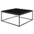 Black on Black High Gloss Square Coffee Table - 808230088658