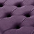 20" Plum Tufted Velvet Upholstered Nail Head Bench - 606114104025