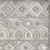 2’ x 4’ Gray Ivory Aztec Pattern Indoor Outdoor Area Rug - 606114592990