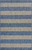 5’ X 7’ Navy Stripes Indoor Outdoor Area Rug - 808230039049