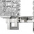 Coralie 3-Light Polished Nickel Sconce With Pressed Crystal Shades - 808230014299