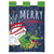 Christmas Alligator Applique Garden Flag - 603799976602