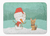 Dog and Snowman Christmas Machine Washable Memory Foam Mat - 652259283347