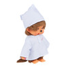Monchhichi Long Striped Pijama Boy with Cap Plush