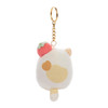 Sumikkogurashi Neko strawberry keychain plush back product image shot