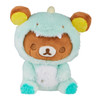 Rilakkuma San-X Original Plays with Dino Series Plush - Front Angle