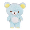 NEON BLUE Rilakkuma San-X Original Long Pile Sherbet Series Plush - Front Angle