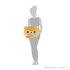 Rilakkuma San-X Original Mochi Cushion Plush - Silhouette