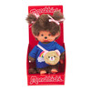 Sekiguchi Monchhichi Classic Girl with Kawaii Messenger Bag Plush Doll - Front Angle in Box