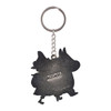 Moomintroll & Snufkin Enamel Keychain - Back Angle