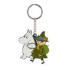 Moomintroll & Snufkin Enamel Keychain - Front Angle
