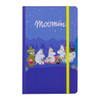 Moomin Wishing Star Perfect Bound Notebook - Front Angle with Band