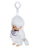 Monchhichi Colors Keychain Plush - White