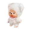 Monchhichi Friends Chamu Keychain Plush - Cute Kawaii Charm - Left Angle