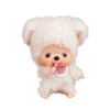 Monchhichi Friends Chamu Keychain Plush - Cute Kawaii Charm - Front Angle