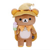 Rilakkuma Magic Plush Medium soft brown bear stuffed animal in earthy tones perfect for cuddling and room decoration at Jellybeet