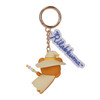 Rilakkuma 3D PVC Keychain – Adorable Bear Charm - Back Angle