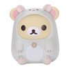 Korilakkuma chinchilla figure with soft pastel colors and playful smile, official Rilakkuma collectible at Jellybeet