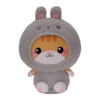Honeymaru Kitty Bunny plush toy with soft pastel colors, hybrid cat and bunny design, perfect for cuddling at Jellybeet