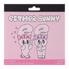Esther Bunny Lavender Sticker Sheet | Kawaii Planner Stickers - Front Display