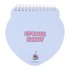 Esther Bunny Die Cut Notebook – Cute Kawaii Stationery - Back Angle