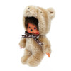 Monchhichi Teddy Bear Plush 12" – Soft Kawaii Cuddle Toy - Left Angle