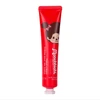 Monchhichi Hand Cream Red tube with kawaii character design, portable skincare moisturizer at Jellybeet