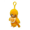 Monchhichi Lacie Orange Satin Bib Plush | Jellybeet - Left Angle