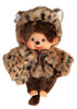 Leopard Hood Girl Plush by Monchhichi | Kawaii Collectible