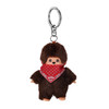 Monchhichi Bandana Boy 3.5-Inch Plush | Cute Mini Kawaii Toy