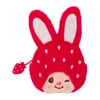 Monchhichi Strawberry Gi Coin Purse with kawaii strawberry design, compact accessory for coins and small essentials at Jellybeet